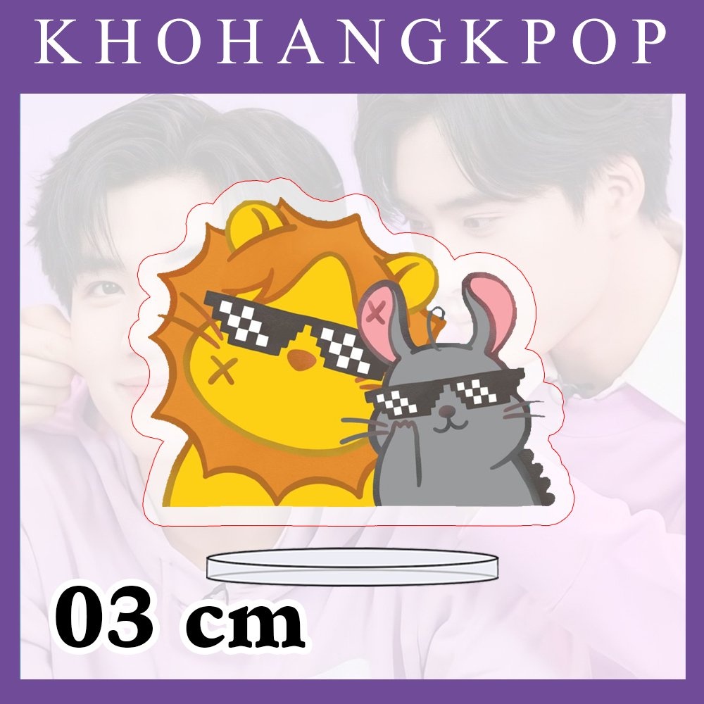(3cm) Mô hình standee GeminiFourth My School President tượng in hình diễn viên BL xinh xắn