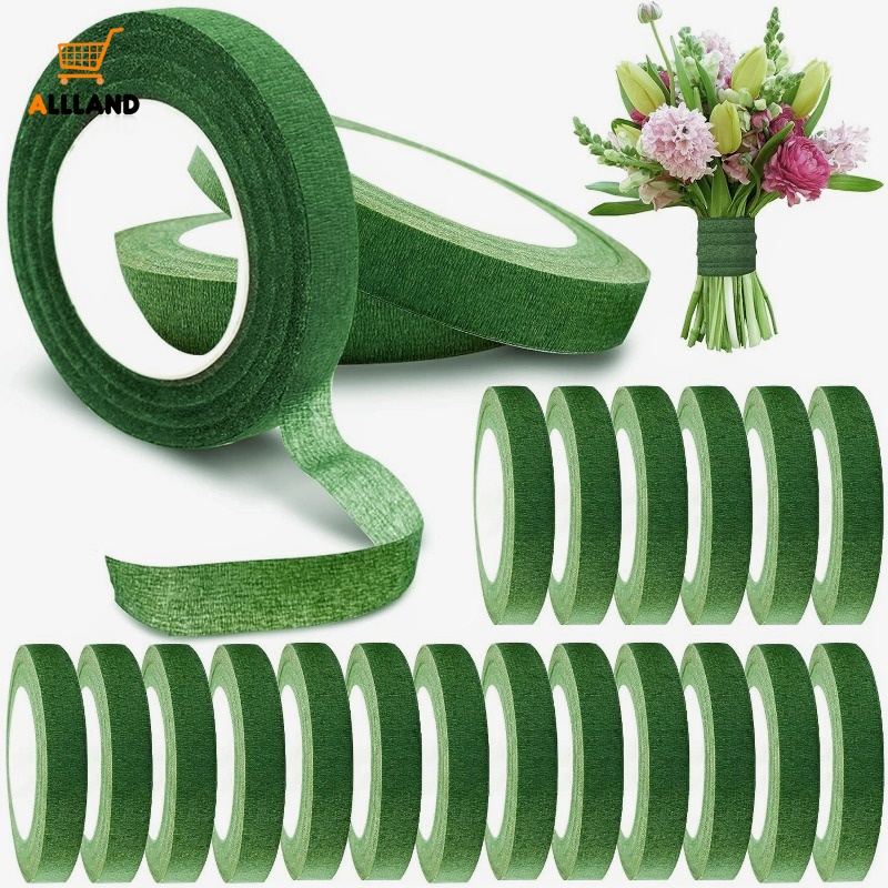 20m / cuộn self-adhesive floral bouquet bao bì băng xanh / diy handmade ...