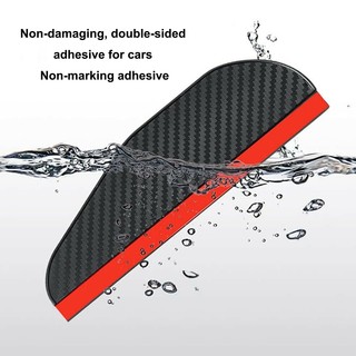 Set 2 Vỏ Bọc Gương Chiếu Hậu Xe Hơi Bằng Sợi carbon Chống Nước Mưa Tuyết
