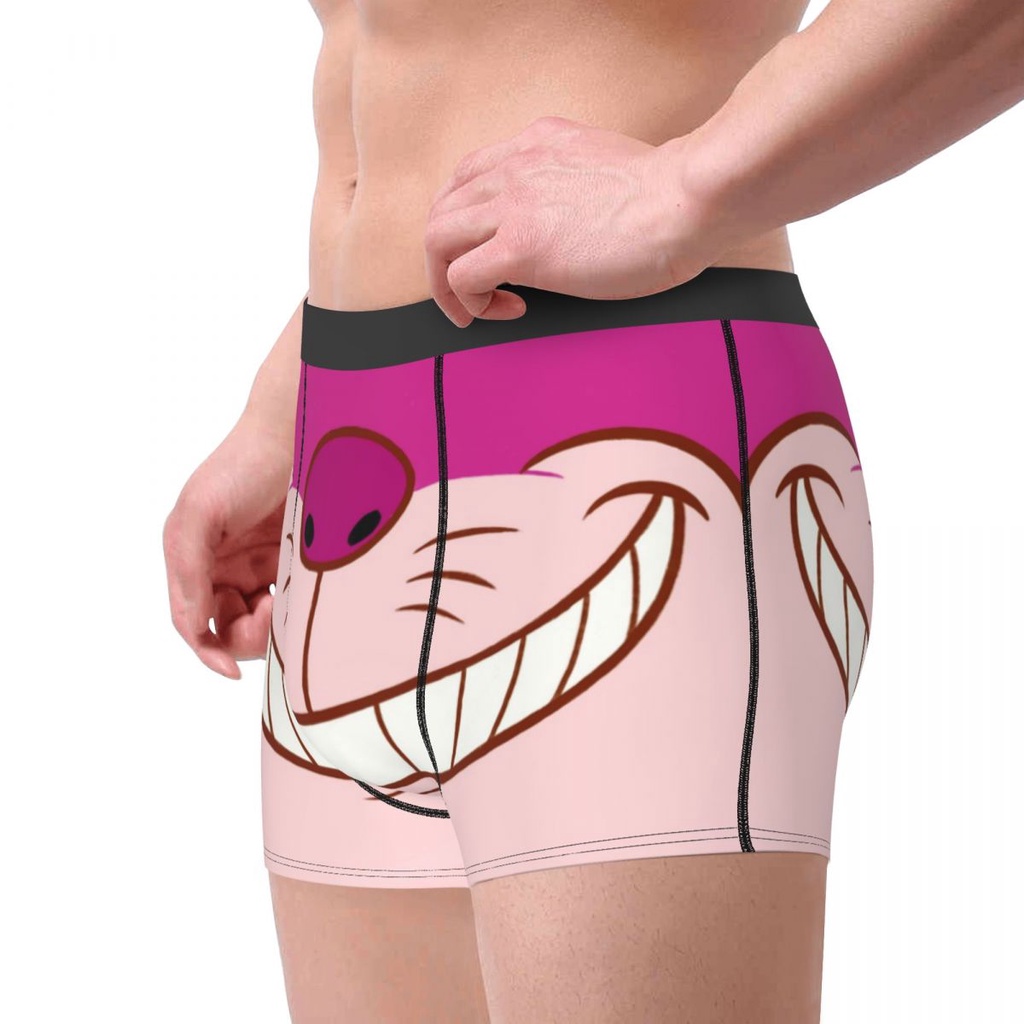 Cá nhân hóa cheshires cat boxer quần đùi nam 3d in nam breathbale kawaii đồ lót quần lót quần lót