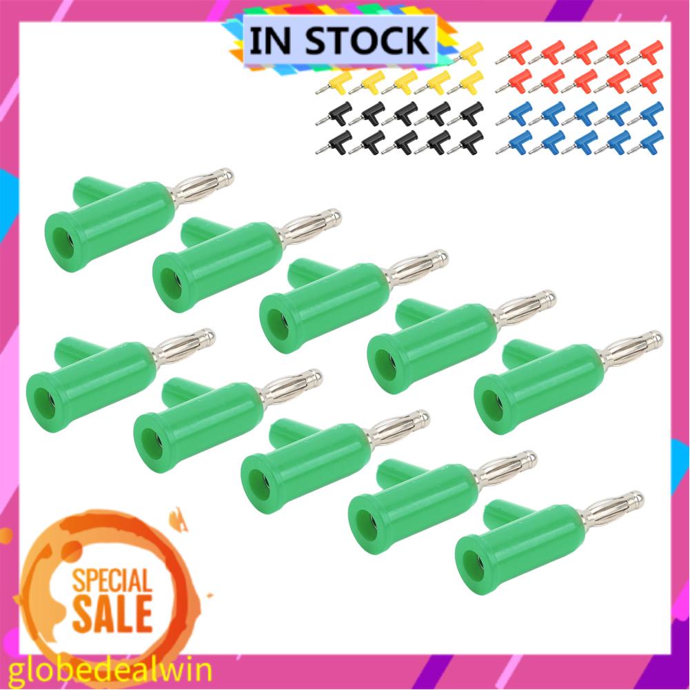 Globedealwin Open Screw Bananas Connector Solderless Banana Plug for