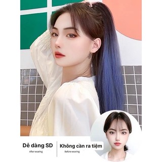 Tóc giả Ngoạm Thẳng Ombre Cao Cấp Cho Nữ HaminStore