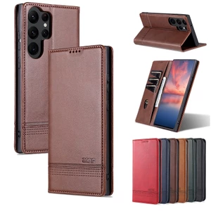 Bao Da Samsung S23 Ultra S23 Plus S22 Ultra S22 Điện Thoại Dạng Ví Nắp Lật Có Ngăn Đựng Thẻ Và Chức Năng Giá Đỡ Cho