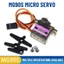 SMILE MG90S, Phiên bản nâng cấp 9G Trex 450 Bánh răng kim loại, Micro cho máy bay trực thăng Rc Thuyền ô tô 9G Servo