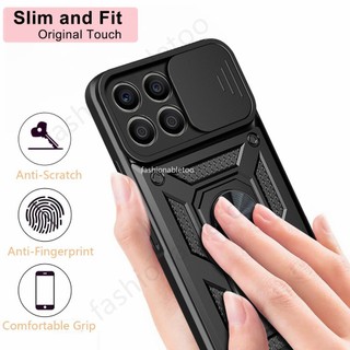Ốp Điện Thoại Dạng Giáp Có Vòng Đỡ Chống Sốc Cho Honor X9 X8a X7a X6 X 9 X 8a X 6 X 7a HonorX9 HonorX8a HonorX7a HonorX6 4G 5G