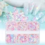 KIN Lấp Lánh Kim Sa Lấp Lánh Phối Móng Tay Nghệ Thuật Hỗn Hợp Trái Tim Hình Ngôi Sao Kim Sa Lấp Lánh Cho UV Gel Ba Lan