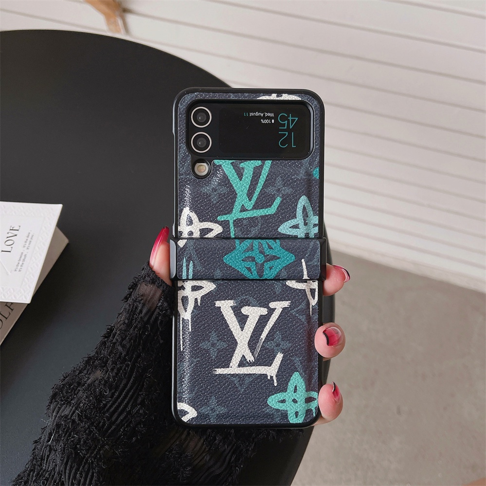 Ốp Điện Thoại Họa Tiết Graffiti Sang Trọng Cho Samsung Galaxy Z Flip 7 7FE 6 5 4 3 Phong Cách Xu Hướng Vỏ Chống Sốc Cho Z Flip7 Thiết Kế Độc Đáo Bao Gồm Tất Cả Ốp Lưng ShookProof