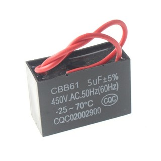 JOJO CBB61 Bắt Đầu Tụ Điện 450V 1 1 2 1 5 2 3 5 4 5 8 10 12 15 16 20UF Quạt Tụ Điện Trần Xả Động Cơ Chạy Điện Dung