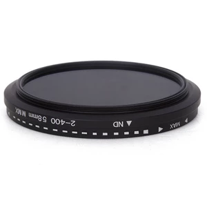 Bộ lọc ND biến thiên Fader có thể điều chỉnh mật độ trung tính ND2 đến ND400 cho ống kính máy ảnh