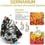 KANGN 2 Đôi Bông Tai Magntherapy Germanium Châm Cứu Cho Lo Âu Và Căng Thẳng Lymphatic Thoát Nước Tai Stud