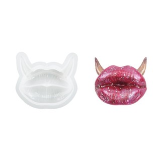 Flgo Mouth Lip Shape Khuôn Silicon Thạch Cao Khuôn Nhựa Epoxy