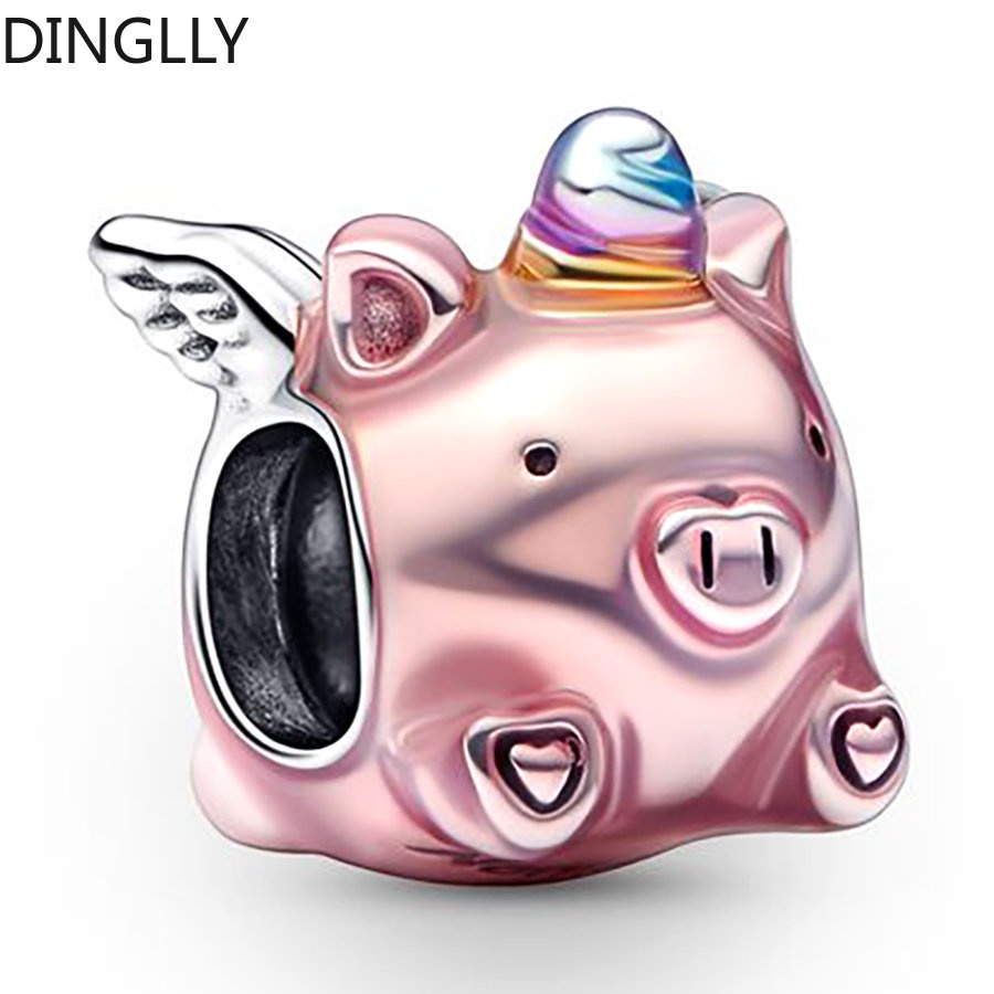 Hạt Charm Màu Bạc Hình Ông Già Noel / Trái Tim Dùng Làm Trang Sức DIY