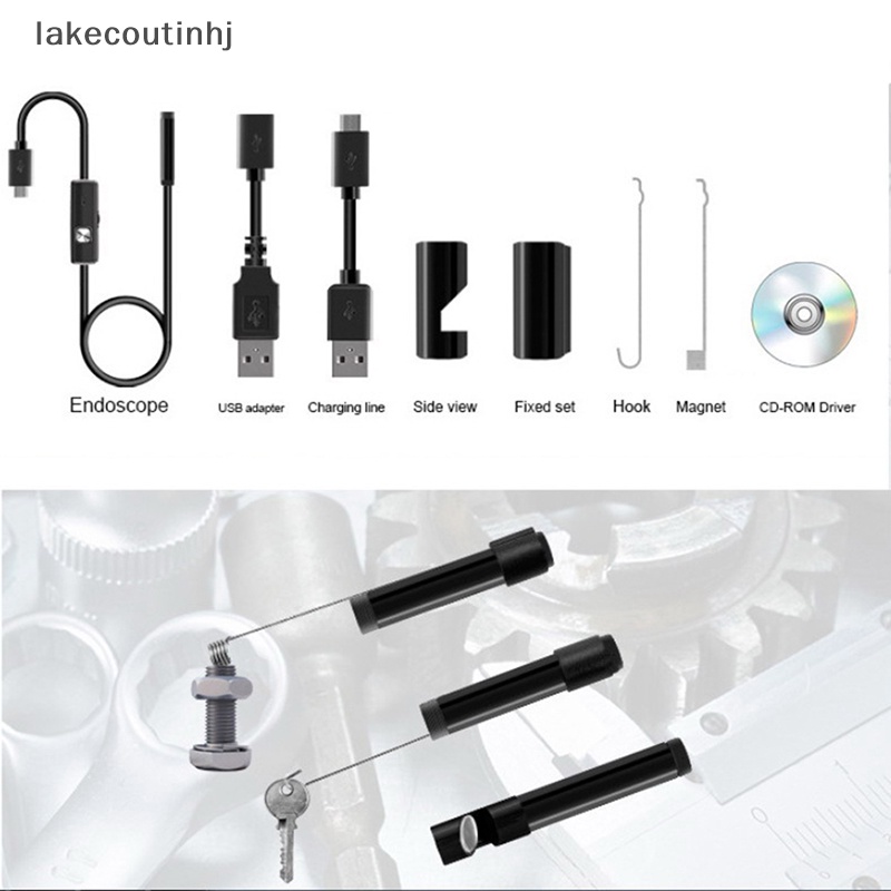 Camera Nội Soi 3 Trong 1 Cổng USB Type-C 5.5 / 7 / 8mm HD IP68 Kaj