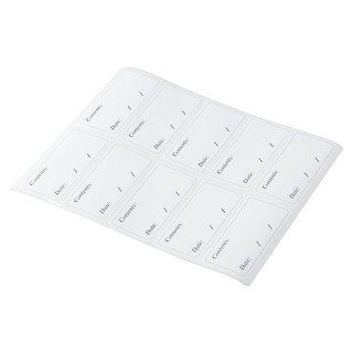 Nhãn dán bảo quản thực phẩm RISEDOT, Nhãn tủ đông dễ dàng làm sạch có thể tháo rời, Nhãn tủ lạnh Lá không chứa cặn Nhãn bảo quản thực phẩm cho nhà bếp