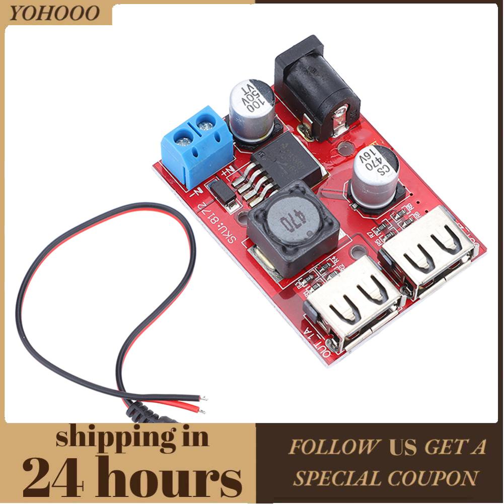Yohooo 2 USB Output Buck Module Synchronous Rectification High