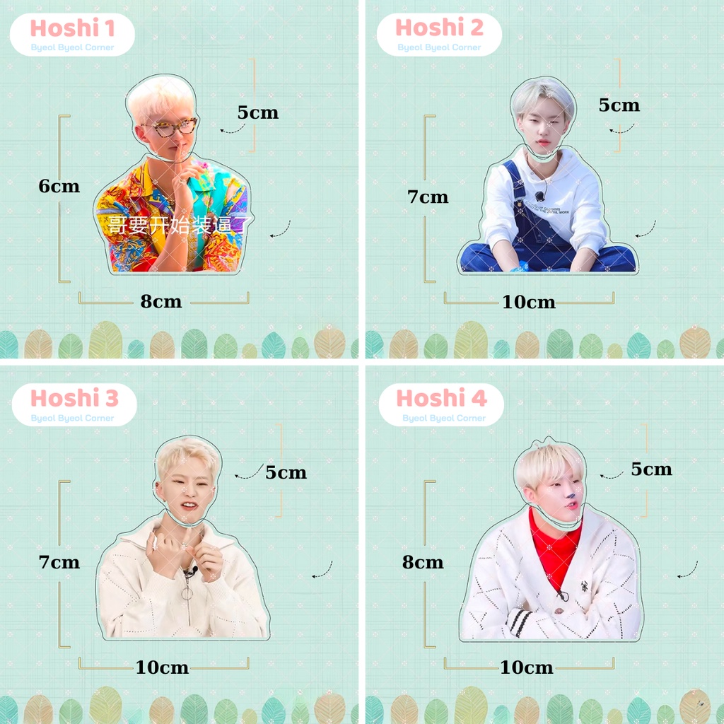 Mô hình standee đầu lắc lư nhóm SEVENTEEN - HOSHI (Byeol Byeol Corner ...