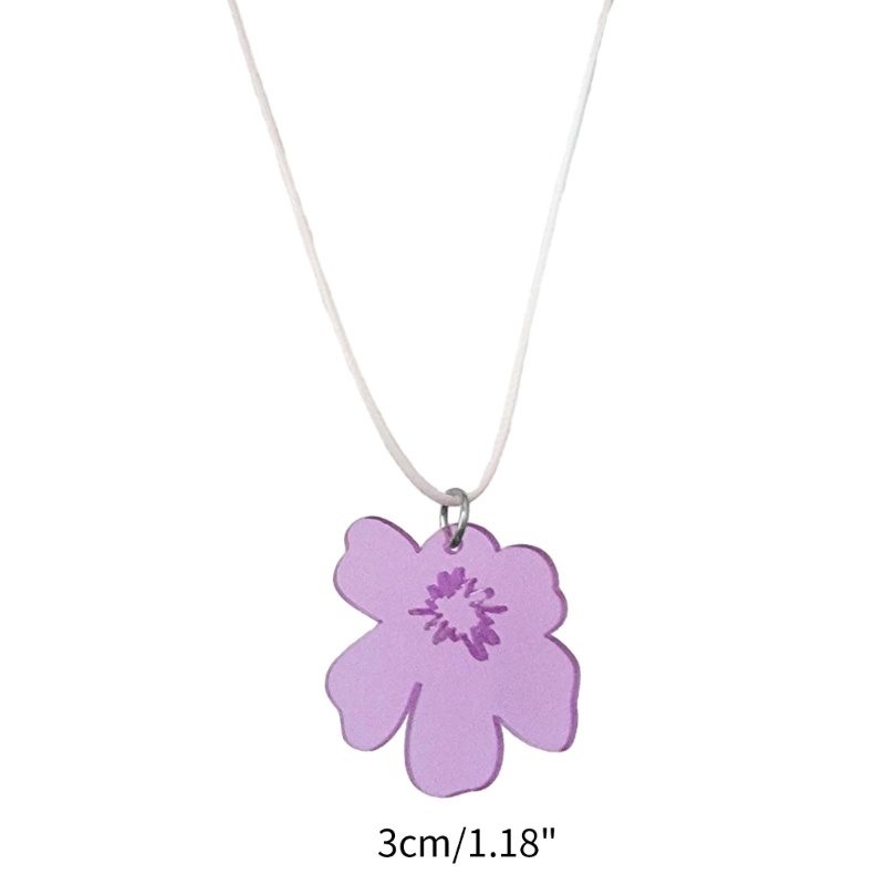 Coo ngọt ngào không thường xuyên hoa mặt dây chuyền vòng cổ trang sức bên tuyên bố thời trang choker thời trang dây đơn giản vòng cổ