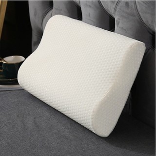 Gối cao su non cao cấp chống ngáy, gối memory foam chống đau mỏi vai gáy giúp ngủ ngon
