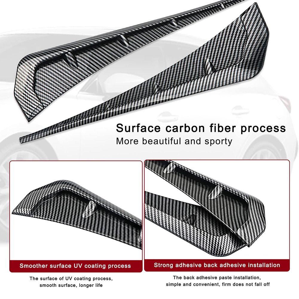 FENDER SUNKISSD 2 CÁI ABS Phụ kiện ngoại thất tự động Lỗ nạp trang trí Nhãn dán chắn bùn tương thích