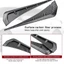 SNUGHOUSE 2 CÁI ABS Universal Air Flow Intake Hole Tương thích Fender Sticker
