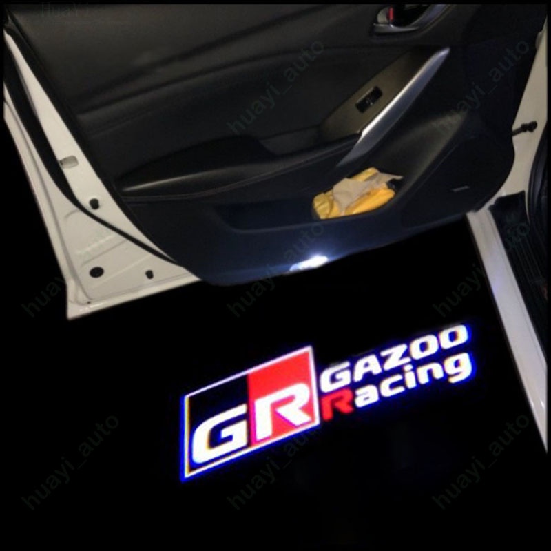2 Đèn LED Chiếu Logo Gắn Cửa Xe Hơi Toyota Camry Cho Crown Prado Reiz Harrier Highlander EZ Prius Tundra Venza Tt200