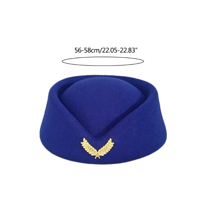 Yoi Nữ Mũ Nồi Mũ Nón Air Hostess Trang Phục Hóa Trang Phụ Kiện Sân Khấu Hiệu Suất
