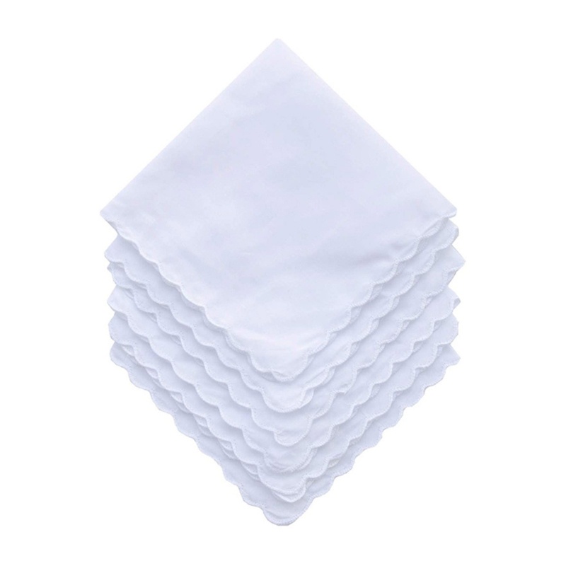 Khăn ăn tay vuông bằng cotton, dễ giặt, tiện lợi khi di chuyển