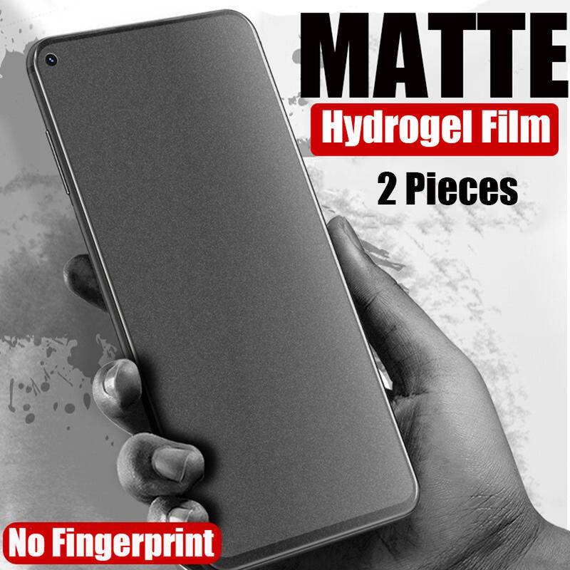 2 Chiếc Full Cover Matte Hydrogel Film Cho Oppo Reno 9 8 7 6 5 4 3 2 Pro Plus 8T 8Z 7Z 6Z 5F 2F 10X Zoom TPU Bảo Vệ Màn Hình Cho Oppo Find X6 X5 X3 X2 Pro Không Có Kính