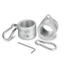 Yoo 2 Chiếc Nhẫn Cột Cờ Hợp Kim Nhôm Có Móc Carabiner Cố Định Xoay 360 Độ Chống Quấn Cờ Gắn Cột Sống