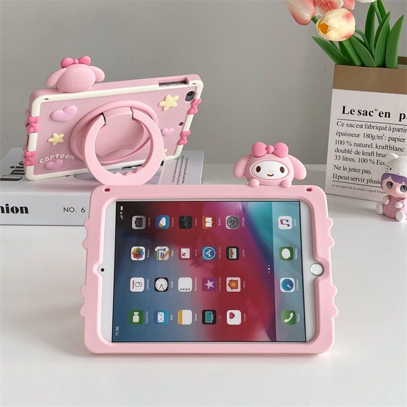 Ốp Lưng Cho Honor Pad 20 12.1 Inch 2026 HEY4-W09 / W19 Pad 10 2025 12.1 Inch Xoay 360 Độ An Toàn Trẻ Em Keo Mềm Đứng Chống Sốc Bao Dễ Thương