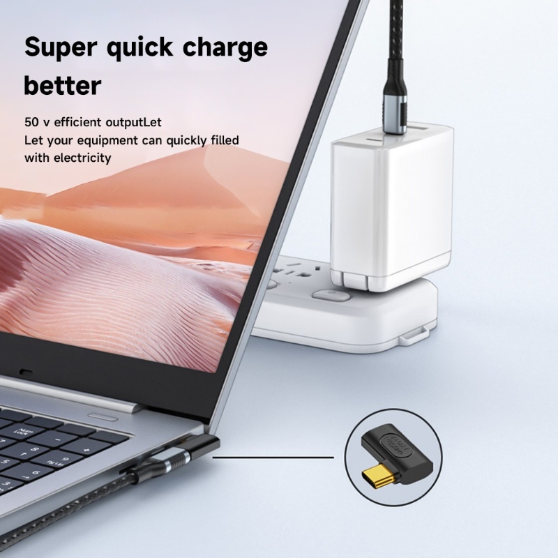 Đầu nối bộ chuyển đổi mở rộng USB C tốc độ cao GODD Nam sang Nữ Truyền dữ liệu 40Gbps