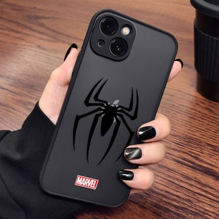 Ốp Điện Thoại Di Động Logo Người Nhện Người Sắt Cho Iphone Da Cảm Thấy Mềm Mại Cho Apple iPhone 13 14 12 11 PLUS PRO MAX MINI 6 6S 7 8 PLUS iPhone X XS XR X MAX SX MAX SE2020 SE2022