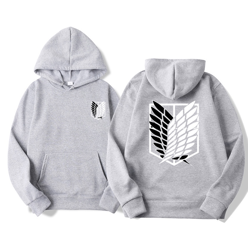 Attack on titan women's hoodie anime hoodies nam women streetwear pullover harajuku shingeki no kyojin hoodies sweatshirt quần áo