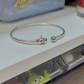 Vòng tay đàn hồi ba mắt mạ bạc hình hành tinh tên lửa dễ thương - Đồ chơi Disney dành cho cậu bé
