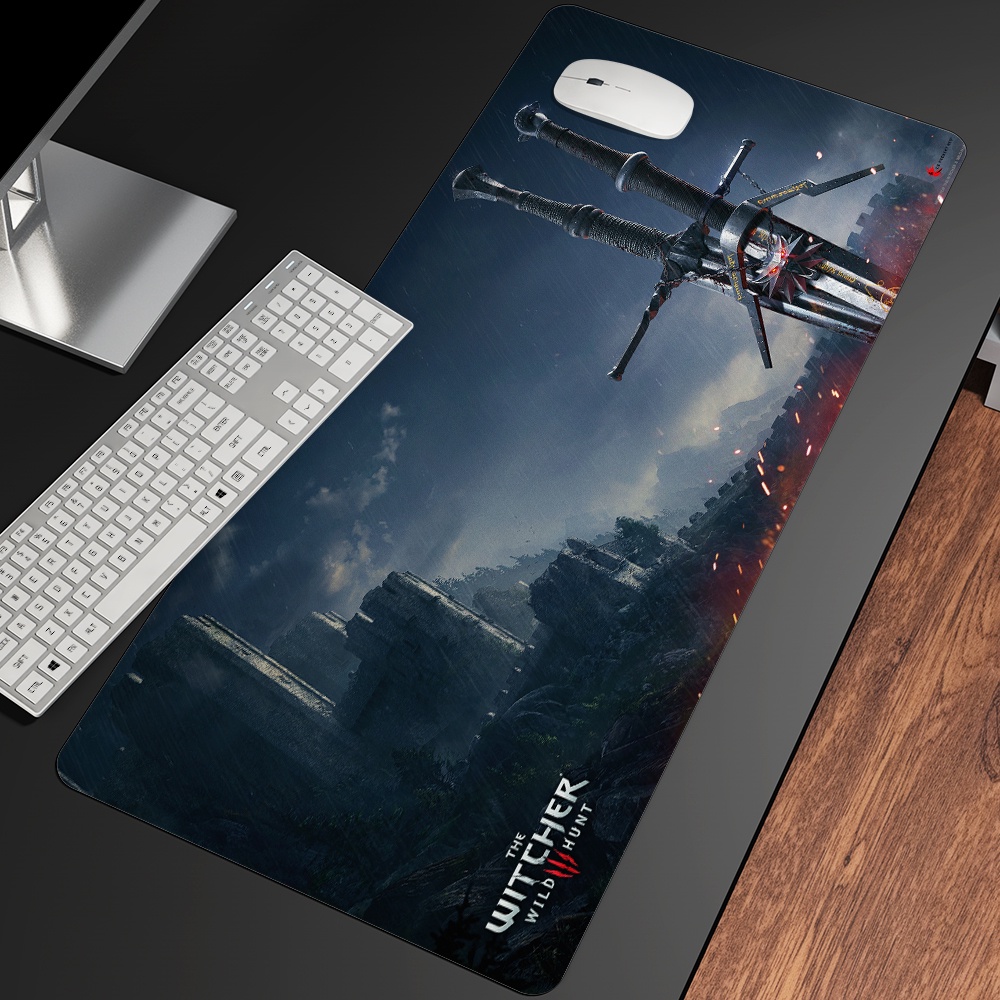 Miếng Lót Chuột Máy Tính Dễ Thương Kawaii Phụ Kiện Chơi Game Thảm gabinete Game Thủ PC Anime The Witchers Bàn Thảm Lớn LOL Mousepad
