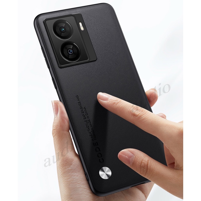Ốp Da Trơn Kết Cấu Silicon Mềm Chống Sốc Cho iQOO Z7/Z7X/Z9/Z9x 5G