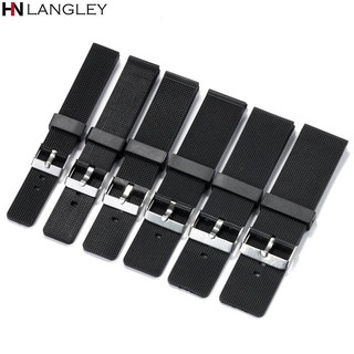 Dây Đeo Nhựa PVC 16mm 18mm 20mm 22mm 24mm 26mm Thông Dụng Cho Đồng Hồ Thông Minh