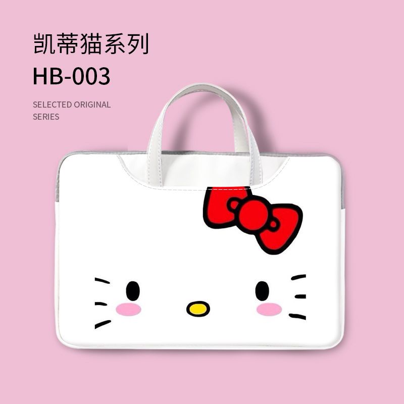 Túi Đựng Laptop Apple Lenovo Xiaomi Asus Hình Hello Kitty