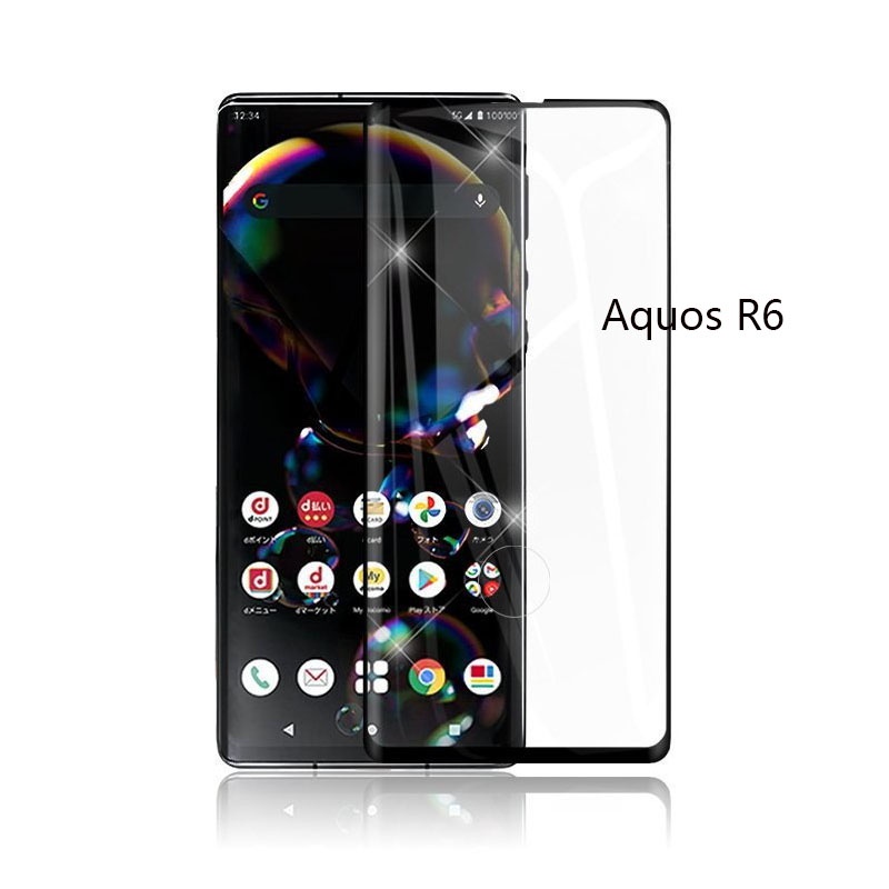 Kính Cường Lực 9H Viền Cong 3D Cho Sharp AQUOS R6 R6 AQUOS R6 Shopee