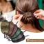 BORAGETE Tóc Barrette Nữ Bé Gái Đuôi Ngựa Giữ Dính Tóc Trượt Da Dây Buộc Tóc