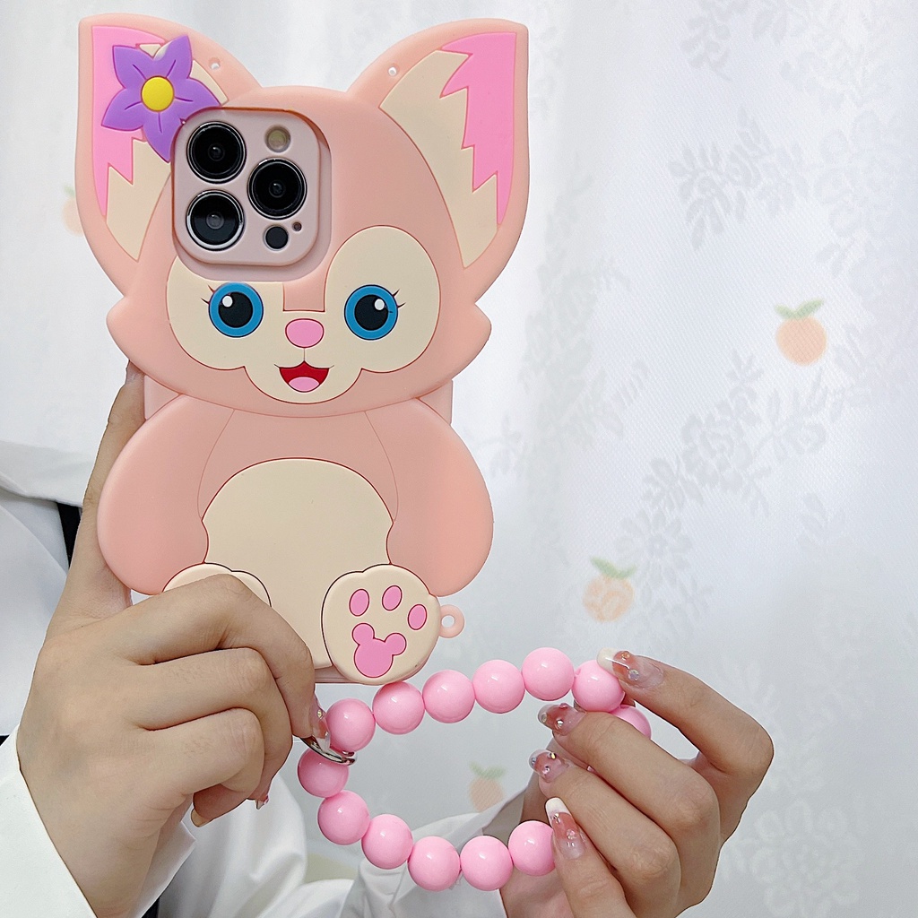 OPPO A95 A94 A93 A92 A72 A55 A54 A5s A3s A16K A17K A12 A15S A53 A33 A31 A77 A73 A5 A9 A78 A11X A79 A57 Ốp Điện Thoại Hoạt Hình Lina Belle Dễ Thương Cao Su Silicon Mềm Có Dây Buộc