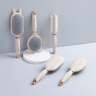 Lược đệm khí Chải Tóc Cao cấp Xoa bóp da đầu chống tĩnh cao cấp gấu lông đệm không khí thỏ