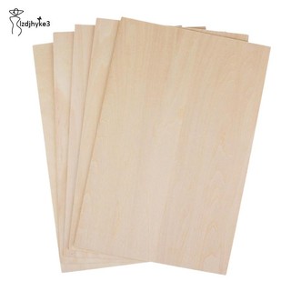 Set 5 Tấm Gỗ Balsa Chưa Hoàn Thiện Dùng Làm Đồ Thủ Công DIY