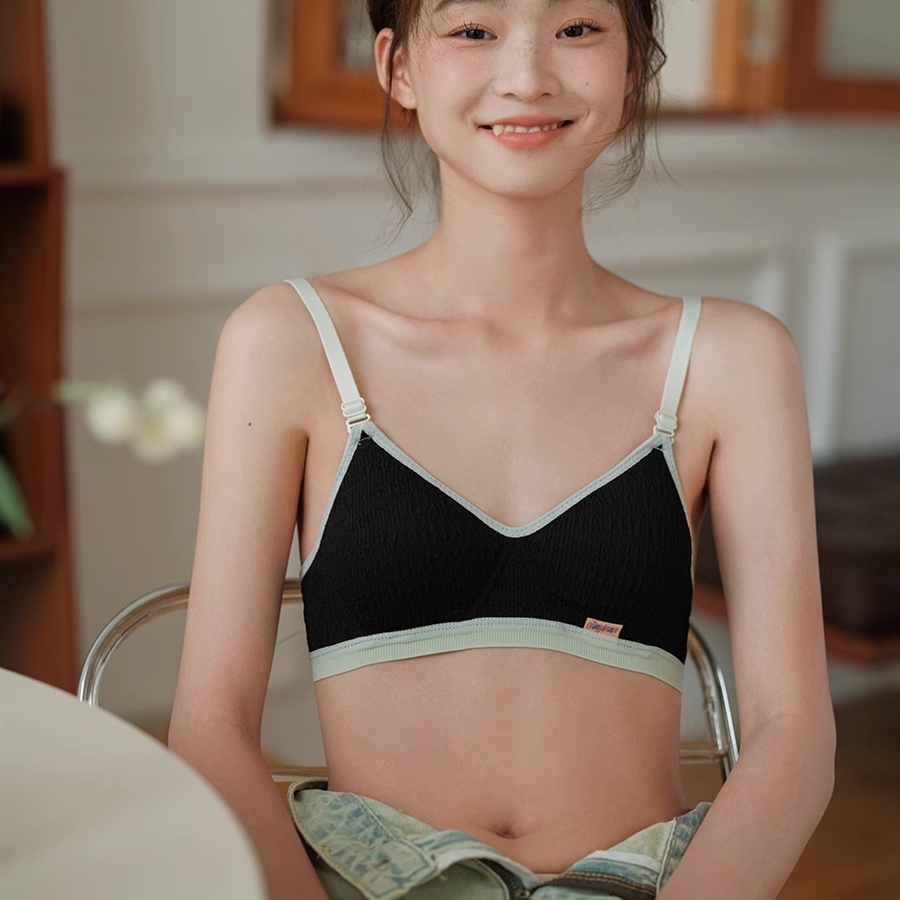 Áo Ngực Không Gọng 3 / 4 Cup Mềm Mại Thân Thiện Với Da Nâng Ngực Không Đường May Thoải Mái Chất Lượng Cao Cho Nữ