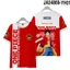 YB1 One Piece Anime Áo Thun Nữ Tay Ngắn Cổ Tròn Unisex Cosplay Luffy Zoro 3D Áo Sơ Mi Thường Ngày Rời Tee Plus Kích Thước