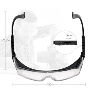 Jkdesign 1 kính bảo vệ chống bụi, chống gió, chống nước, có thể điều chỉnh, dùng làm việc, phòng thí nghiệm, đi xe đạp