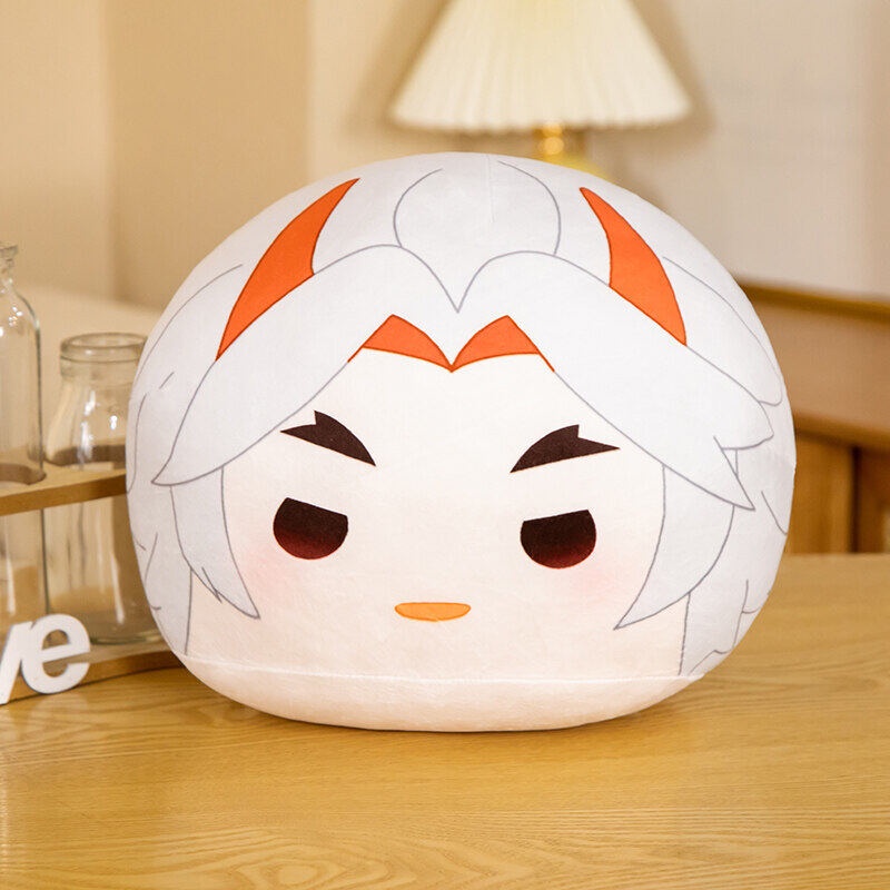 ST2 Genshin Tác Động Anime Ném Gối Sang Trọng Túi Mặt Dây Chuyền Đệm Mềm Cosplay Xiao Zhongli Búp Bê Nhồi Bông Đồ Chơi Trang Trí Nhà