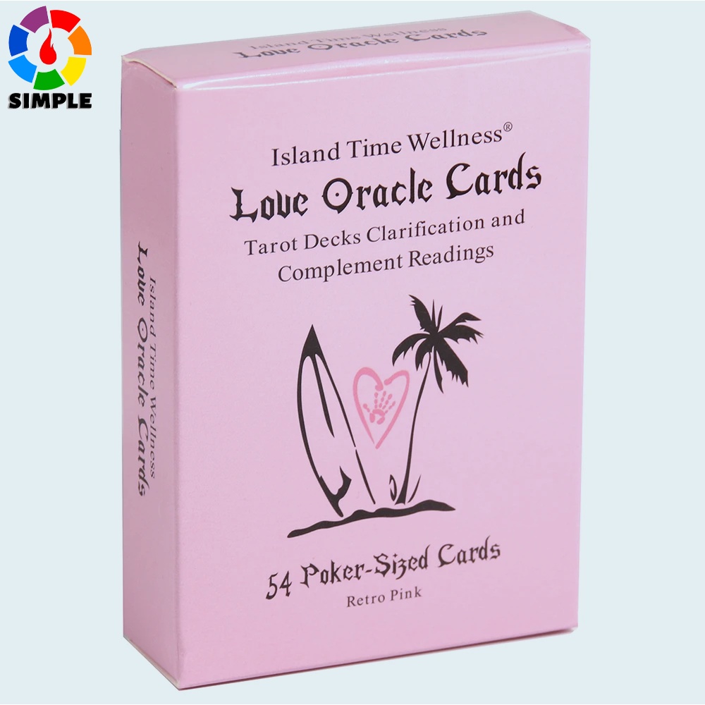 Pink Island Time Love Oracle Cards Tarot Card Divination Shopee Việt Nam