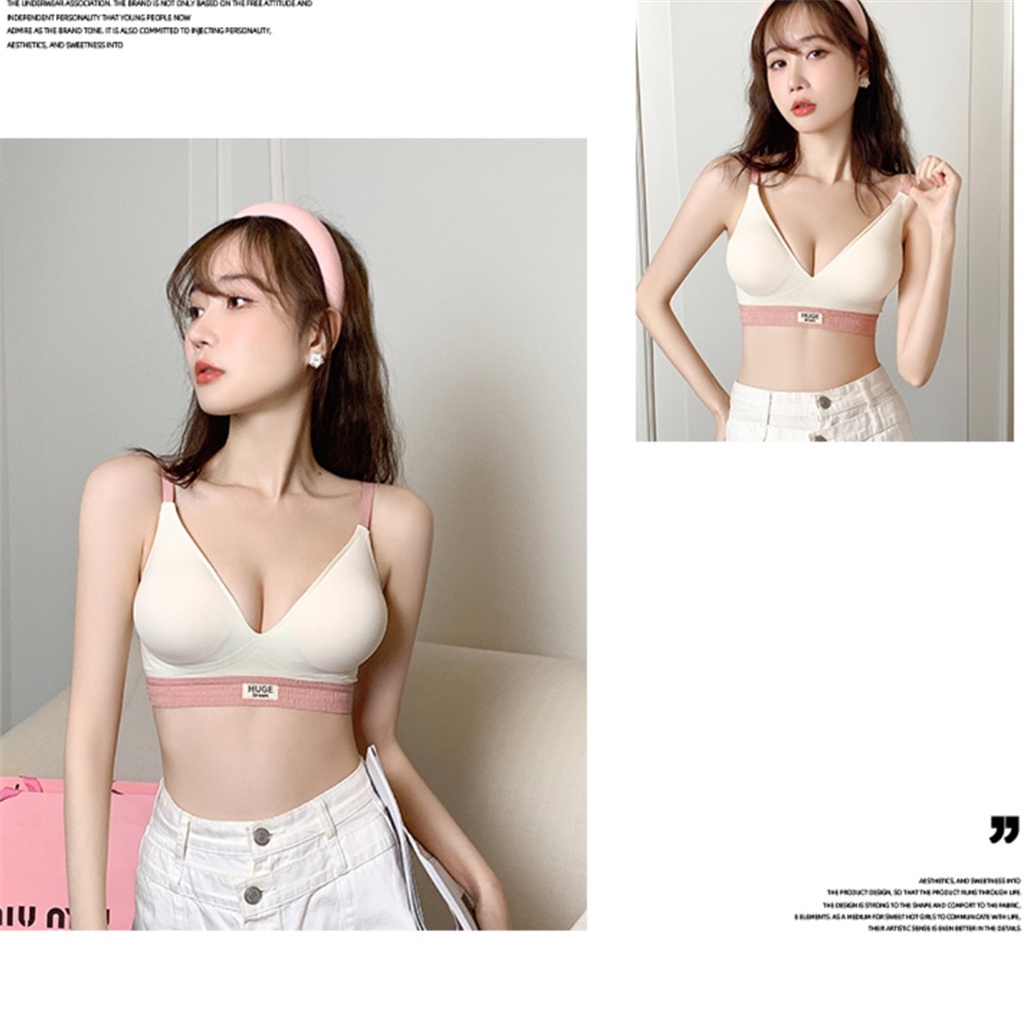 Áo Lót Thể Thao Nâng Ngực Mềm Mại Không Đường May Cài Khóa Thời Trang Cho Nữ