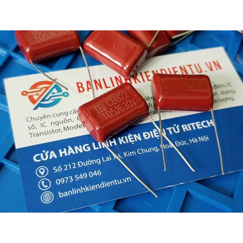 [Combo 10 chiếc] CBB 105J 630V 1.0UF kích thước 20mm | Shopee Việt Nam